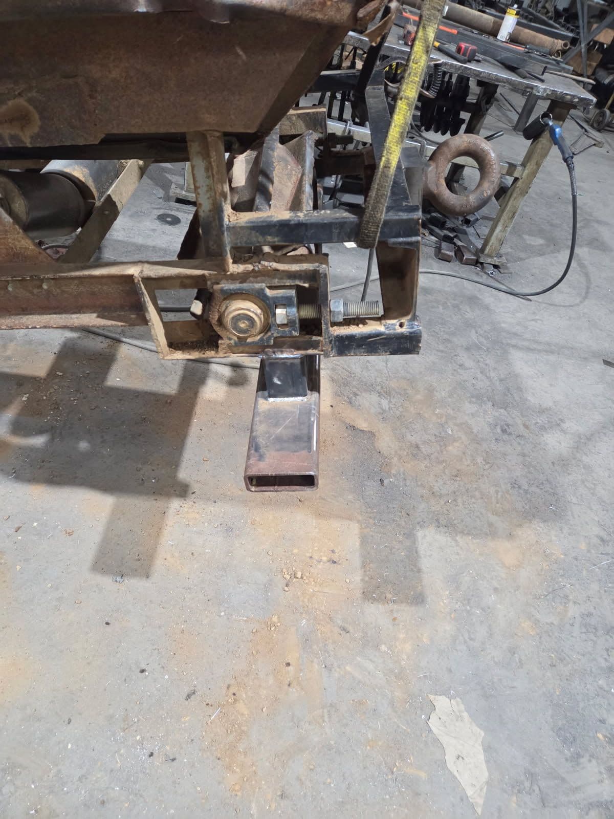 Reinforcing Conveyor Hitch and Feet in Clarksville