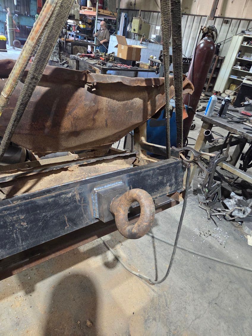 Reinforcing Conveyor Hitch and Feet in Clarksville