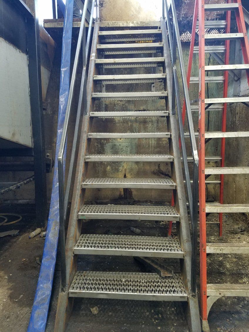 Clarksville Industrial Stairs and Bin Renovation image